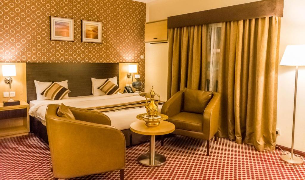 Двухместный (Номер Делюкс) отеля Fortune Karama Hotel, Дубай