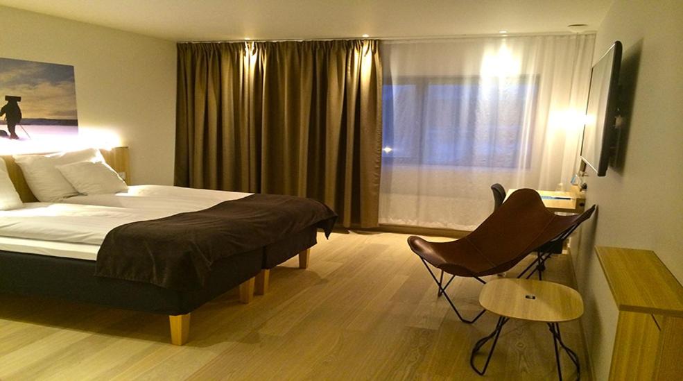 Двухместный (Улучшенный двухместный номер с 1 кроватью) отеля Quality Hotel Lapland, Елливаре