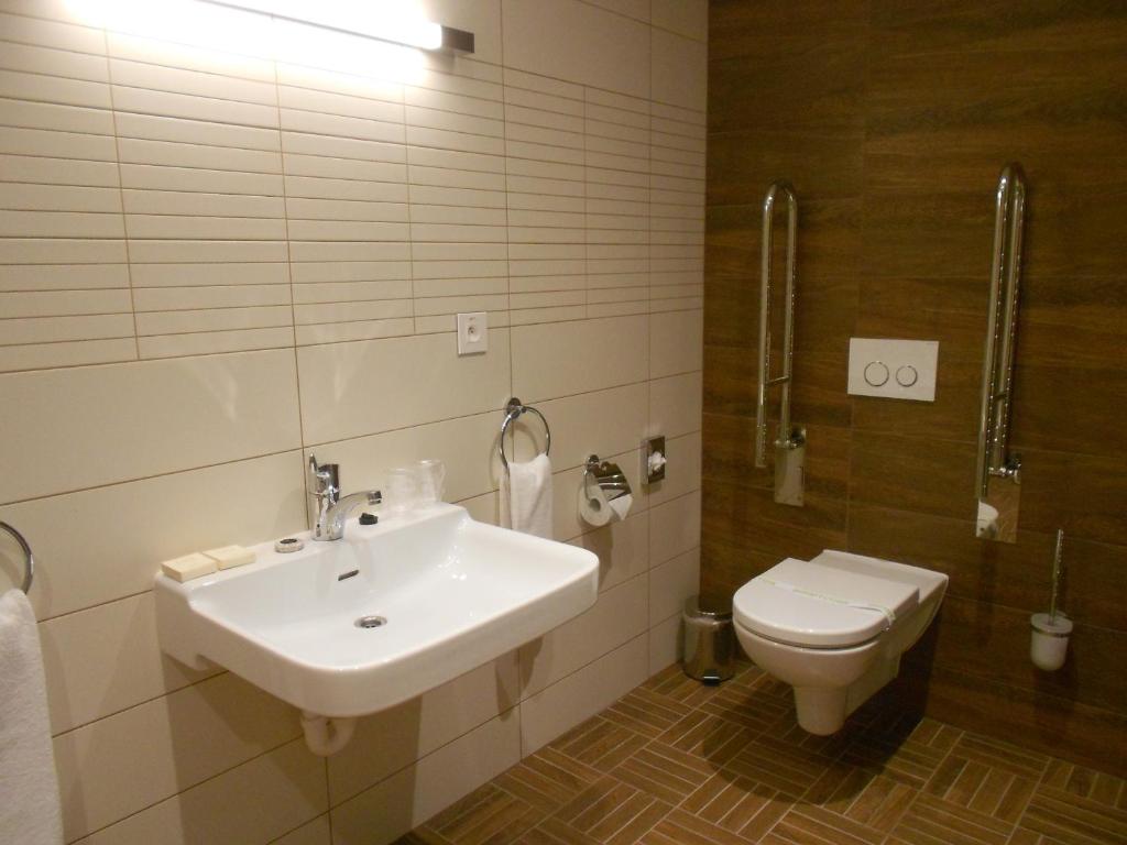 Двухместный (Двухместный номер с 1 кроватью - Подходит для гостей с ограниченными физическими возможностями) отеля Hotel Zelená Lagúna, Гуменне