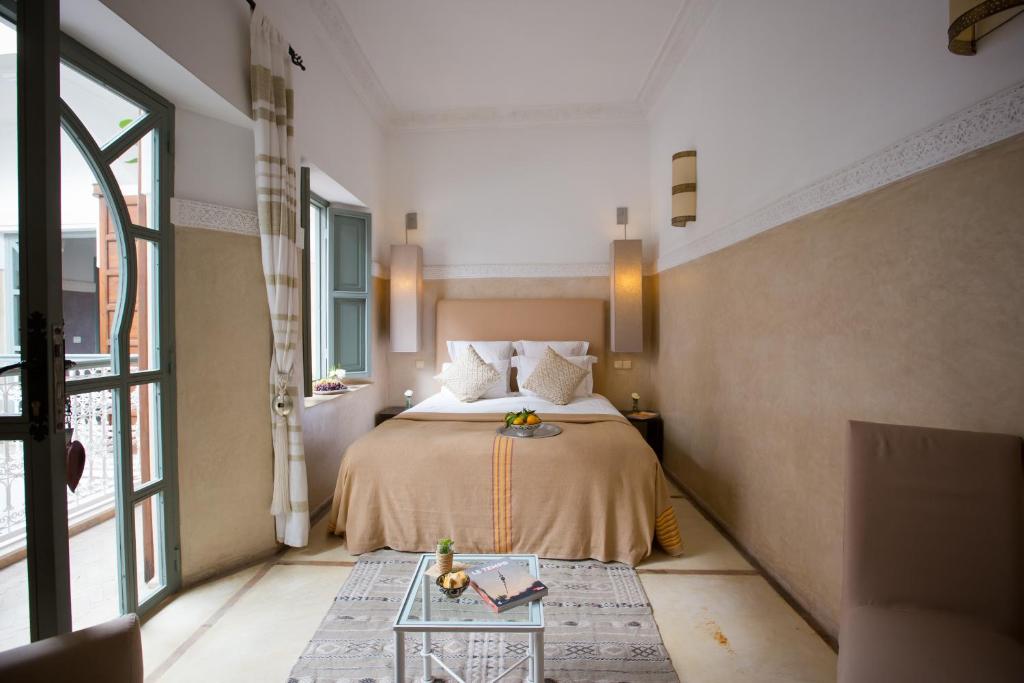 Двухместный (Улучшенный двухместный номер Odysee с 1 кроватью - Со стороны Роми) отеля Riad Olema et Spa, Марракеш