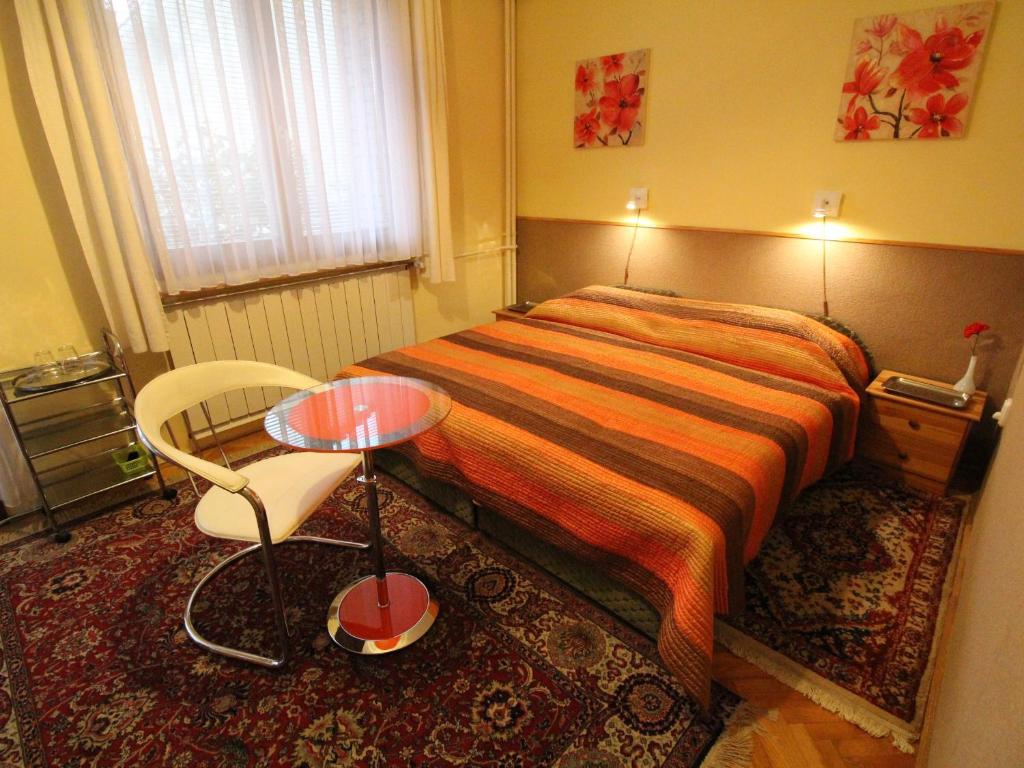 Двухместный (Стандартный двухместный номер с 1 кроватью или 2 отдельными кроватями и балконом) отеля Budavar Bed and Breakfast, Будапешт