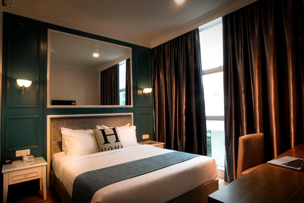 Двухместный (Номер Делюкс с кроватью размера «queen-size и окном), H Boutique Hotel Sri Petaling