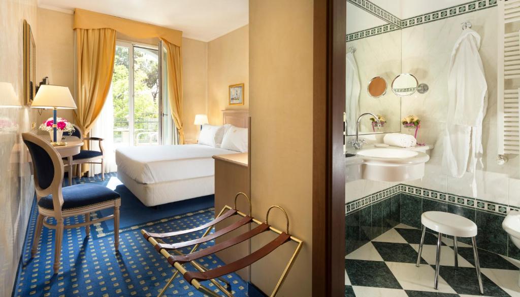 Двухместный (Стандартный двухместный номер с 1 кроватью или 2 отдельными кроватями) отеля Hotel De Londres, Римини