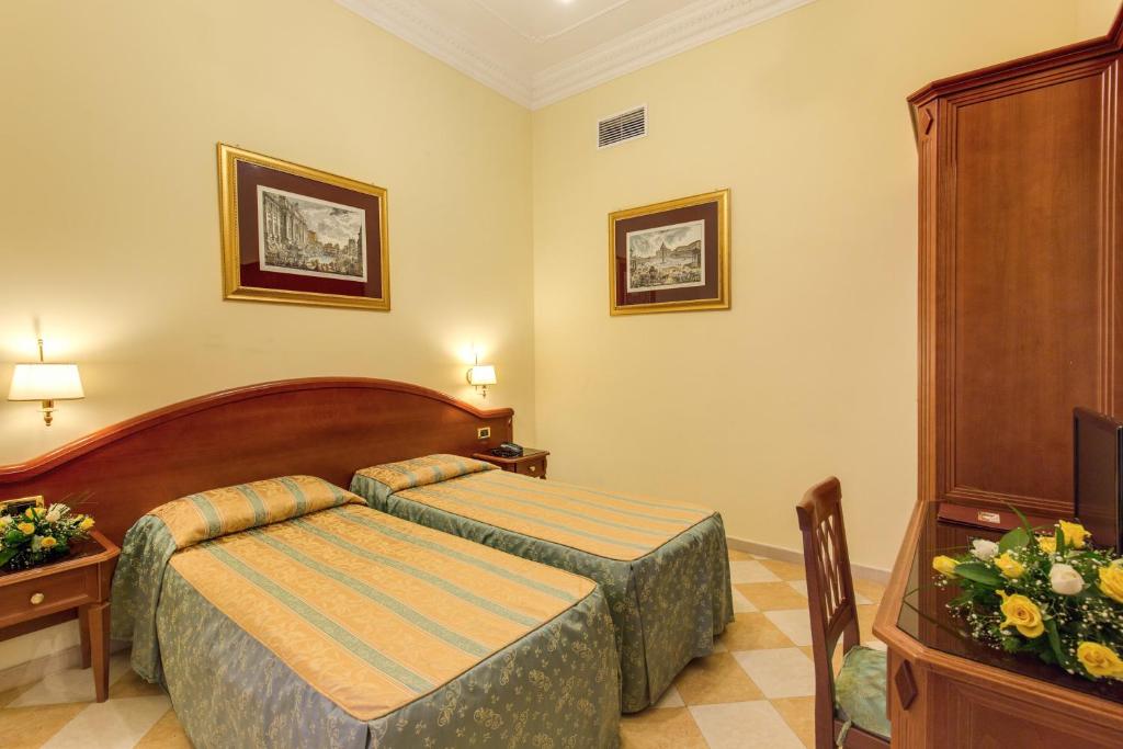 Двухместный (Двухместный номер с 1 кроватью или 2 отдельными кроватями) отеля Hotel Contilia, Рим