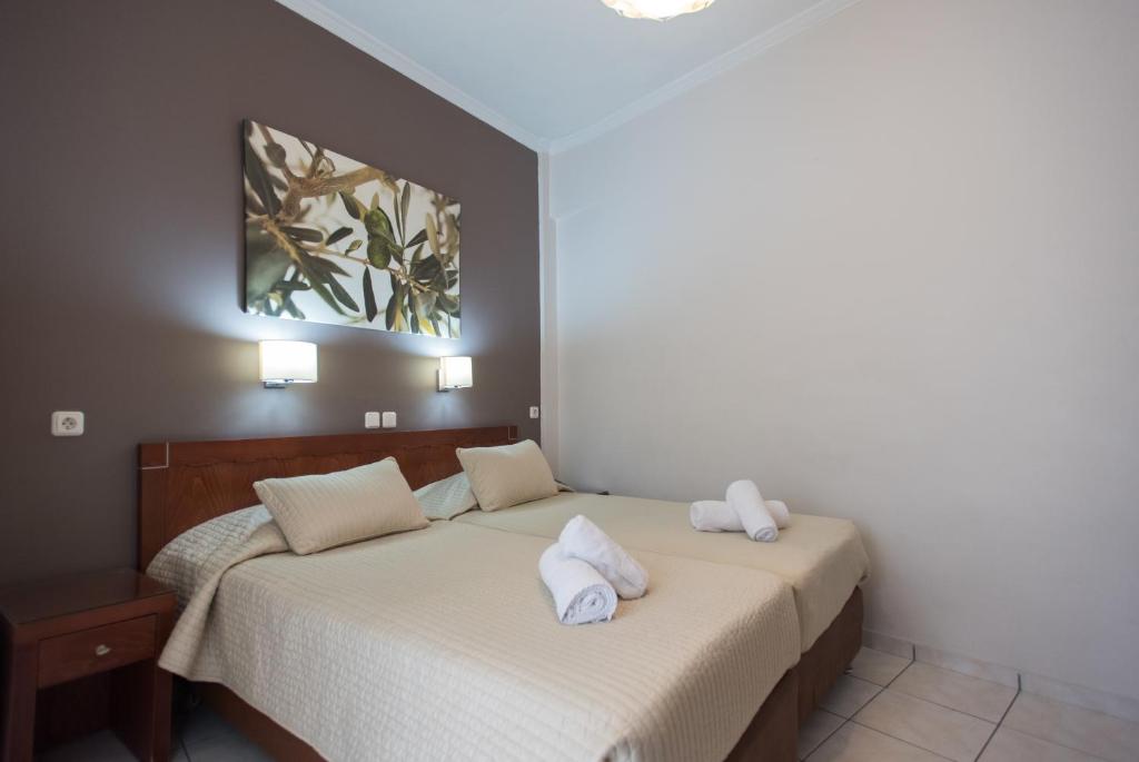 Двухместный (Двухместный номер с 1 кроватью или 2 отдельными кроватями) отеля Epidavros Hotel, Афины