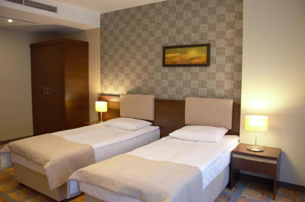 Двухместный (Стандартный двухместный номер с 2 отдельными кроватями) отеля Hotel Via Baltica, Ломжа