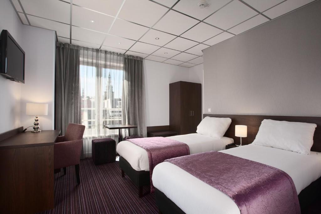Двухместный (Двухместный номер с 2 отдельными кроватями) отеля Hotel Luxer, Амстердам