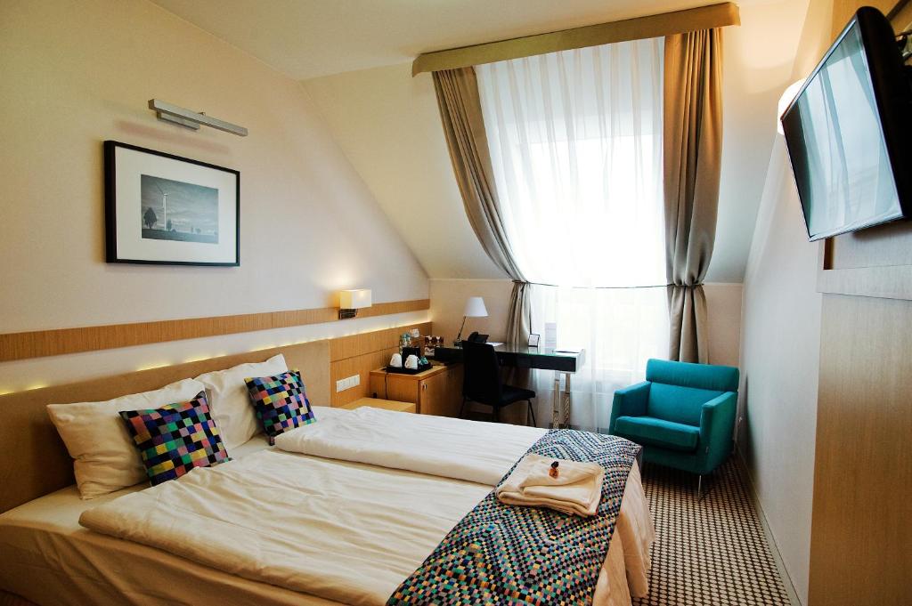 Двухместный (Двухместный номер с 1 кроватью или 2 отдельными кроватями) отеля Velvet Hotel & Restaurant, Сувалки