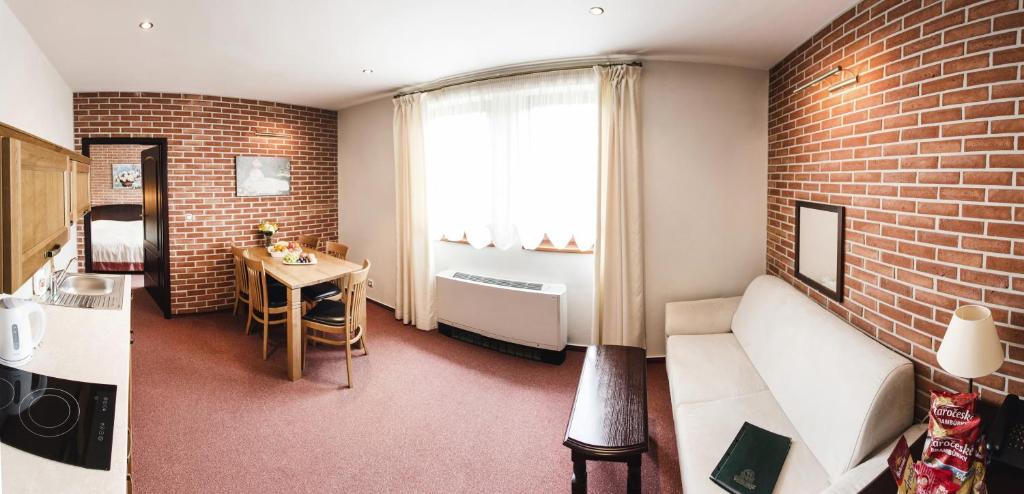 Двухместный (Двухместный номер с 1 кроватью или 2 отдельными кроватями) отеля Purkmistr, Пльзень