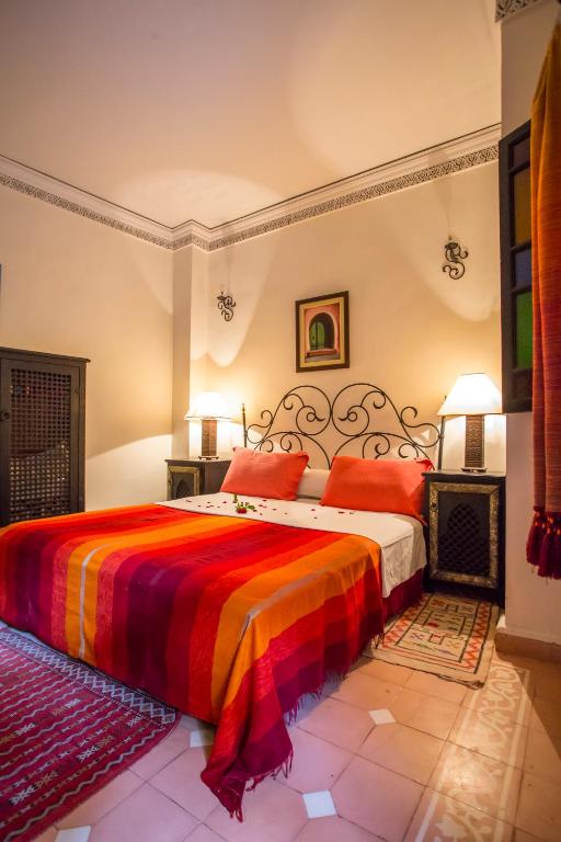 Двухместный (Улучшенный двухместный номер с 1 кроватью) отеля Riad Jnane Mogador, Марракеш