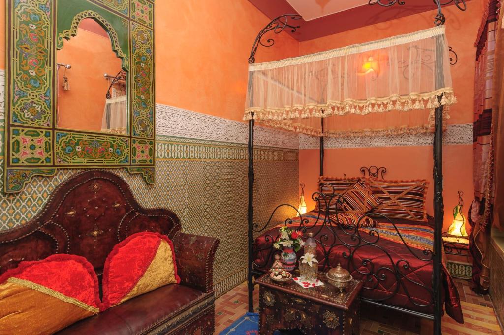 Двухместный (Двухместный номер с 1 кроватью), Riad bleu du Sud