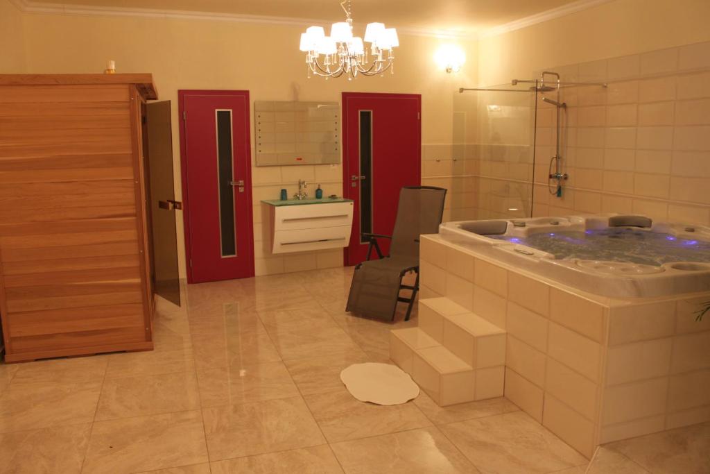Апартаменты (Апартаменты с 1 спальней и гидромассажной ванной) гостевого дома Penzion 4 Dvory, Ческе-Будеёвице