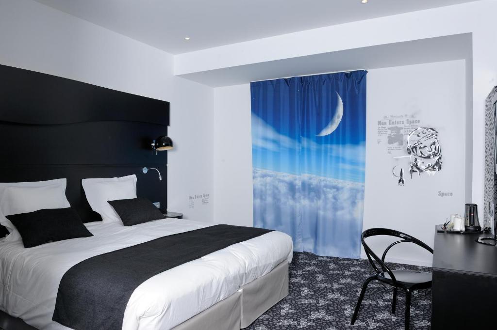 Двухместный (Улучшенный двухместный номер с 1 кроватью) отеля Comfort Hotel Centre Del Mon Perpignan, Перпиньян