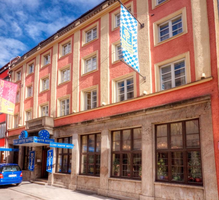 Одноместный (Одноместный номер с общей ванной комнатой), Euro Youth Hotel Munich