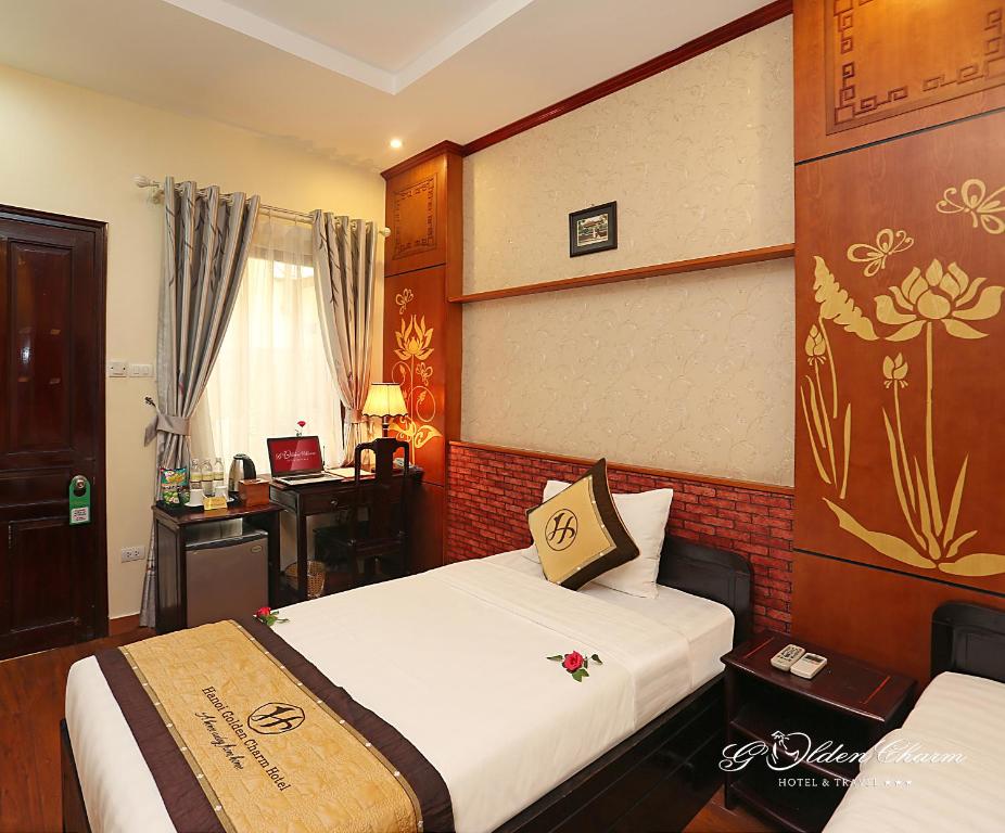 Трехместный (Трехместный номер), Hanoi Golden Charm Hostel