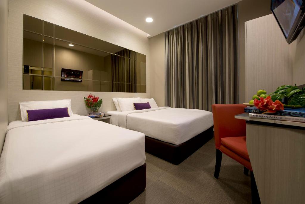 Трехместный (Улучшенный трехместный номер) отеля V Hotel Bencoolen, Сингапур (город)