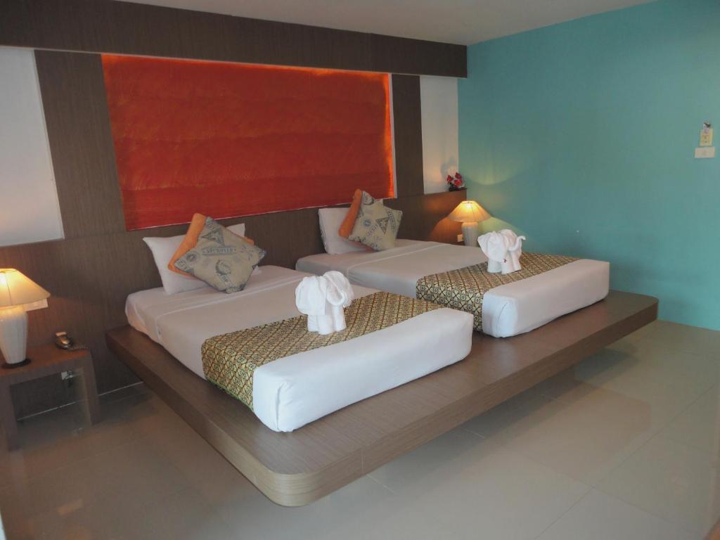 Двухместный (Двухместный номер Делюкс с 1 кроватью или 2 отдельными кроватями) отеля La Moon @ Phuket, Пхукет