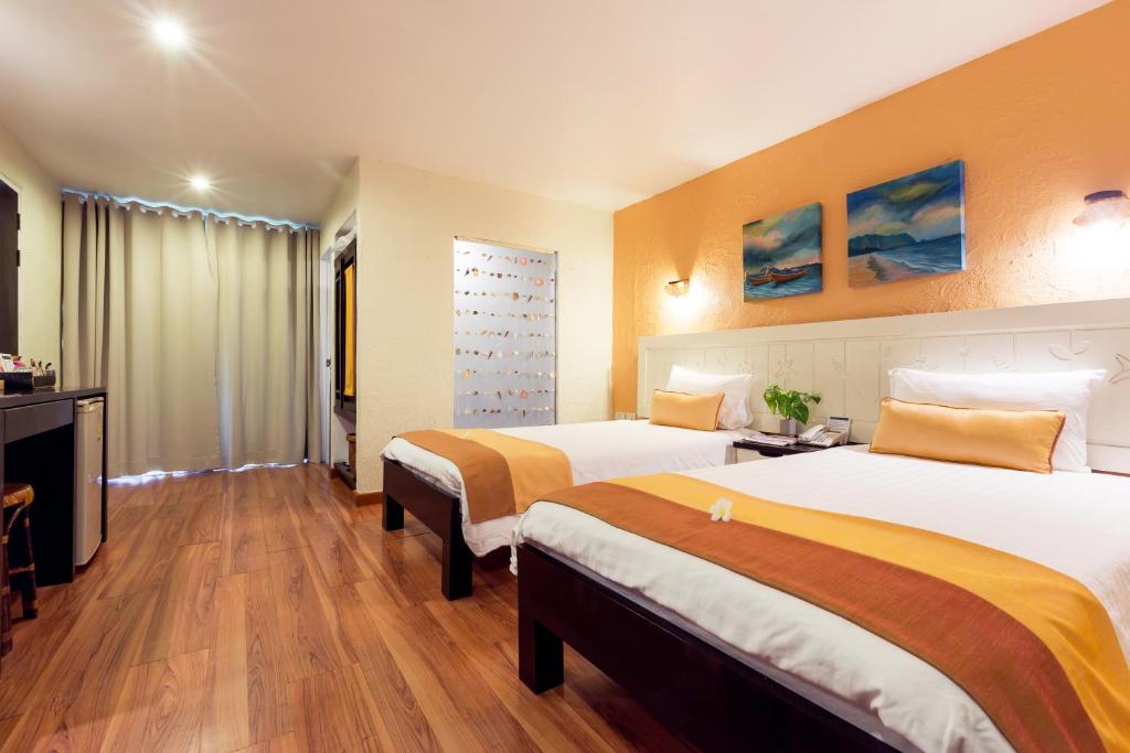 Двухместный (Двухместный номер Делюкс с 1 кроватью или 2 отдельными кроватями) курортного отеля Phra Nang Inn, Краби