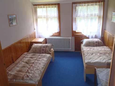 Двухместный (Двухместный номер с 1 кроватью или 2 отдельными кроватями, общая ванная комната) шале Horská chata Amor, Пец под Снежкой