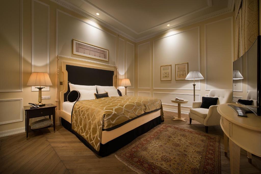 Двухместный (Представительский двухместный номер Wilson с 1 кроватью (включая бесплатный ежедневно пополняемый мини-бар)) отеля LOFT Premium Hotel Bratislava, Братислава