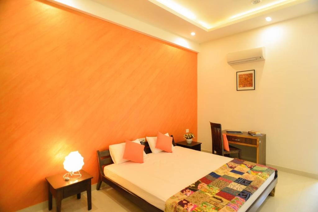Двухместный (Двухместный номер Делюкс с 1 кроватью) хостела Zostel Jaipur, Джайпур