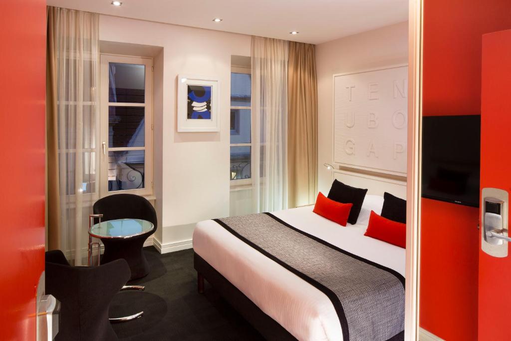 Двухместный (Двухместный номер Делюкс с 1 кроватью) отеля Hôtel Gutenberg, Страсбург