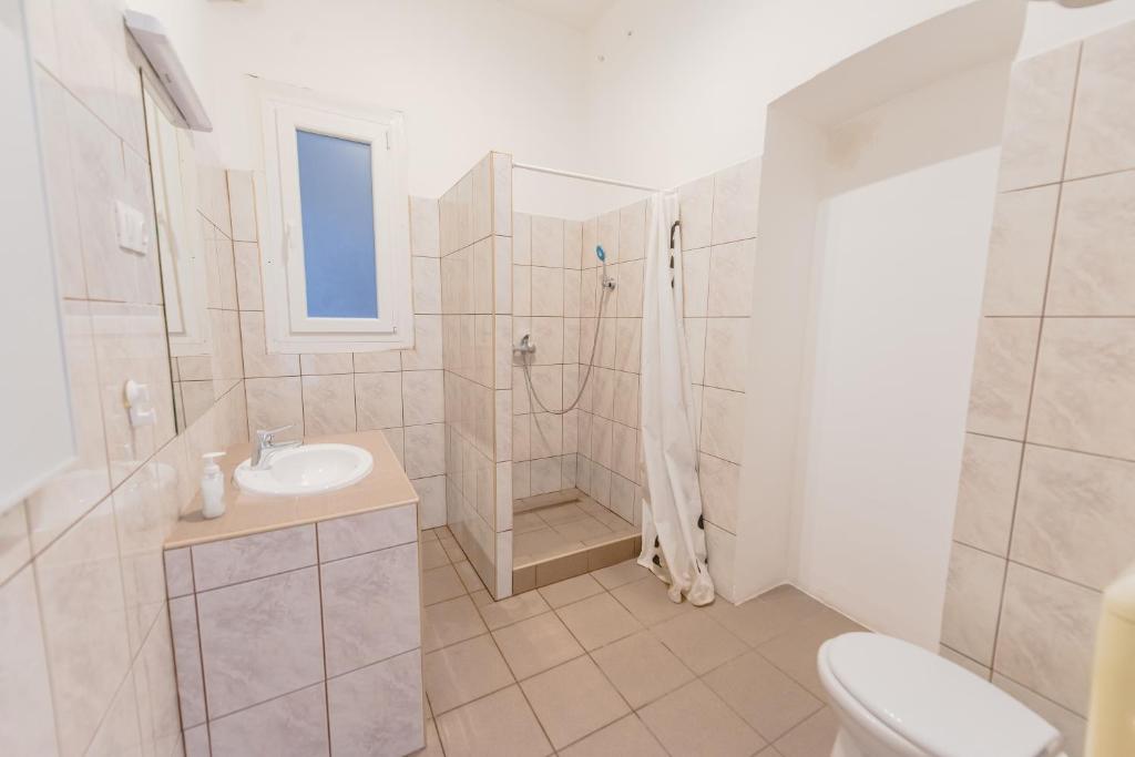 Номер (Спальное место в общем номере на 14 человек с общей ванной комнатой) хостела Unity Hostel at Udvarom, Будапешт