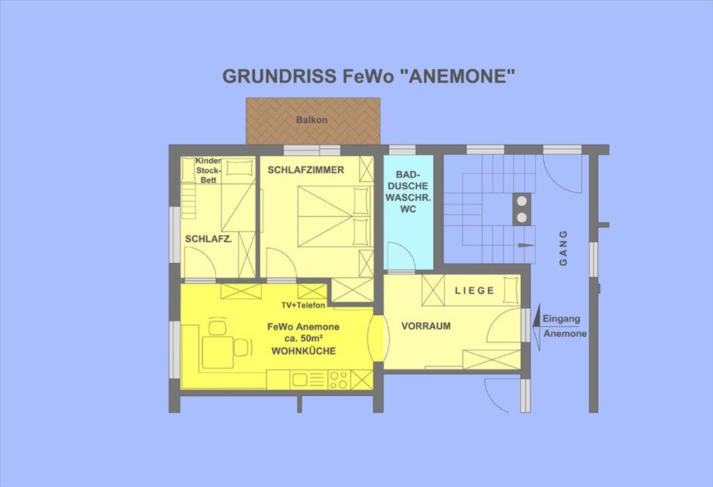 Апартаменты (Апартаменты Anemone (для 3 взрослых)) апартамента Appartementhaus Lechner, Йерценс