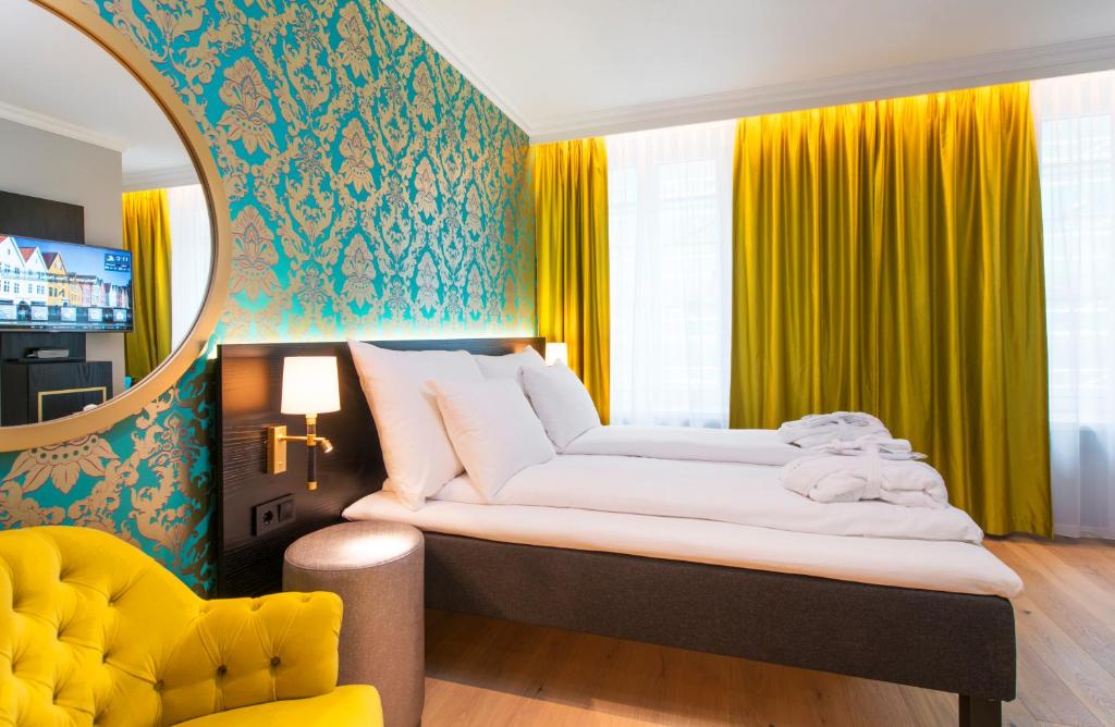 Двухместный (Улучшенный двухместный номер с 1 кроватью) отеля Thon Hotel Rosenkrantz Bergen, Берген (Северное море)