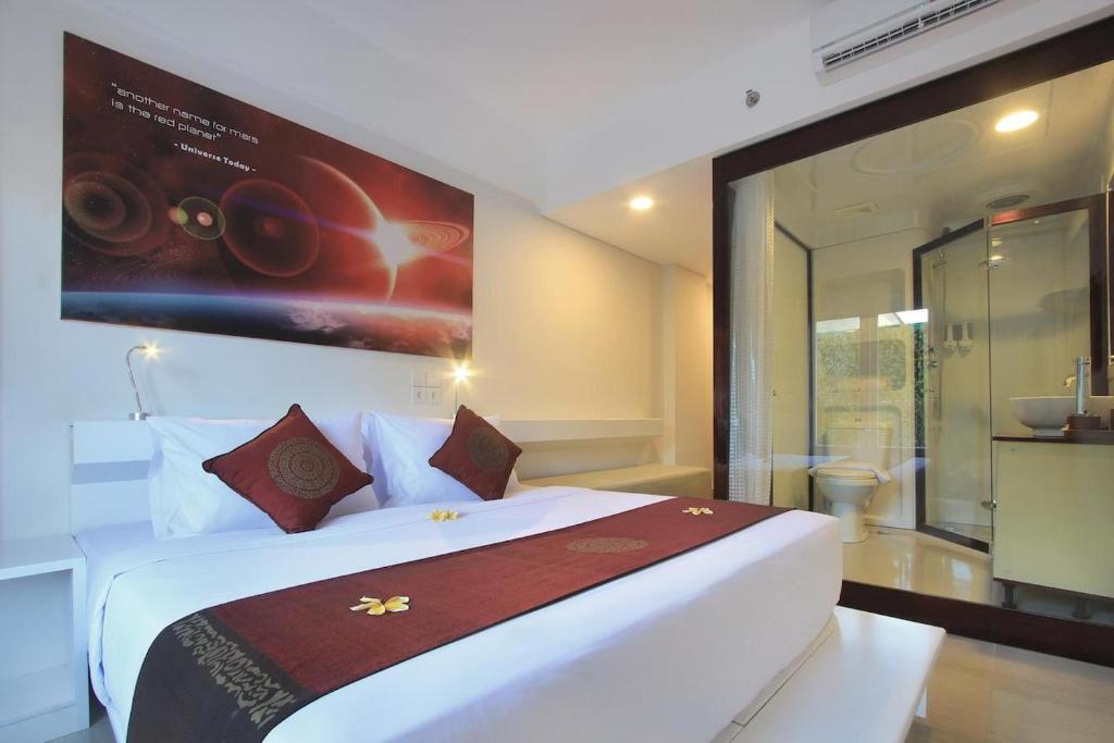 Двухместный (Стандартный двухместный номер с 1 кроватью) отеля Mars City Hotel, Денпасар