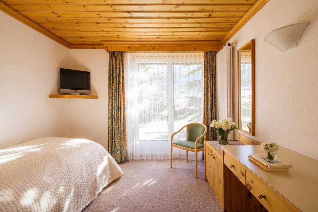 Одноместный (Одноместный номер) отеля Hotel Europa St. Moritz, Санкт-Мориц
