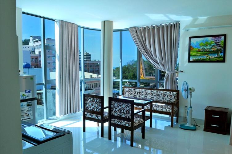 Апартаменты (Апартаменты с видом на море) апарт-отеля Lotus Apartment Hotel, Вунгтау