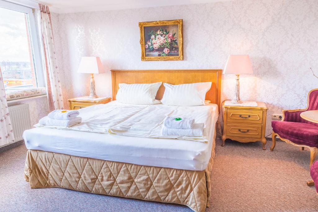 Двухместный (Двухместный номер с 1 кроватью) гостевого дома Romantisches Hotel Zur Traube Schwerin, Шверин