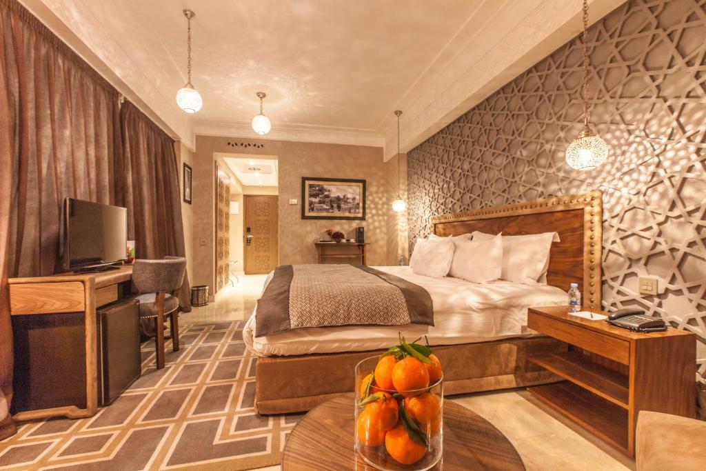 Двухместный (Улучшенный двухместный номер с 1 кроватью) отеля Hivernage Hotel & Spa, Марракеш