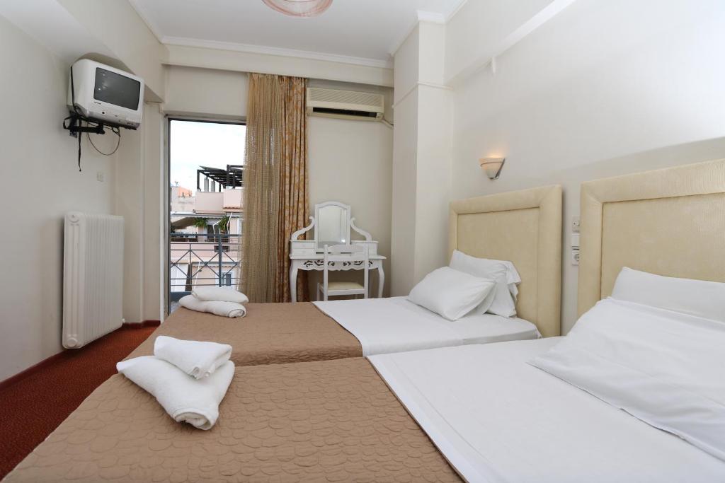 Двухместный (Двухместный номер с 2 отдельными кроватями) отеля Athens Delta Hotel, Афины