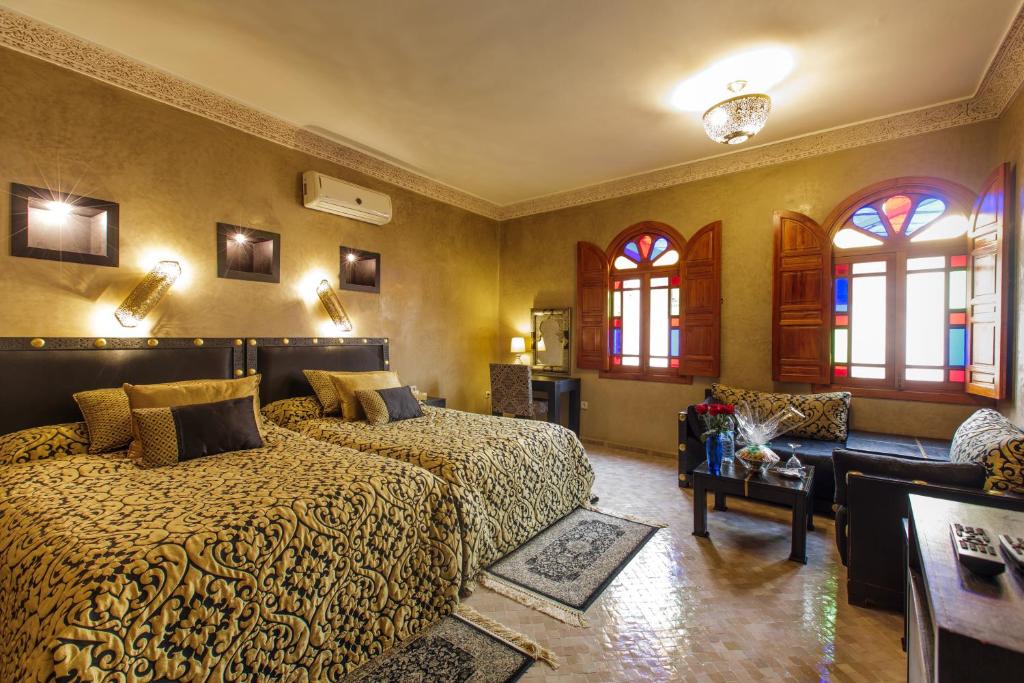 Сьюит (Полулюкс с 2 отдельными кроватями (для 2 взрослых)) отеля Riad Andalib, Фес