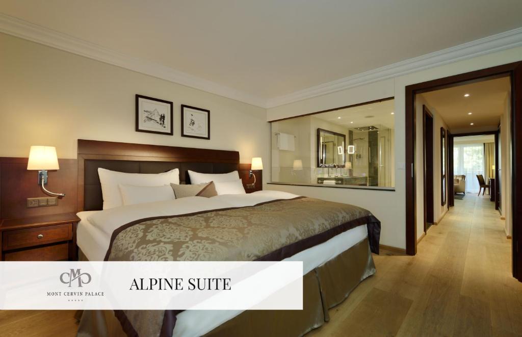 Сьюит (Люкс в альпийском стиле с 1 спальней) отеля Mont Cervin Palace, Церматт