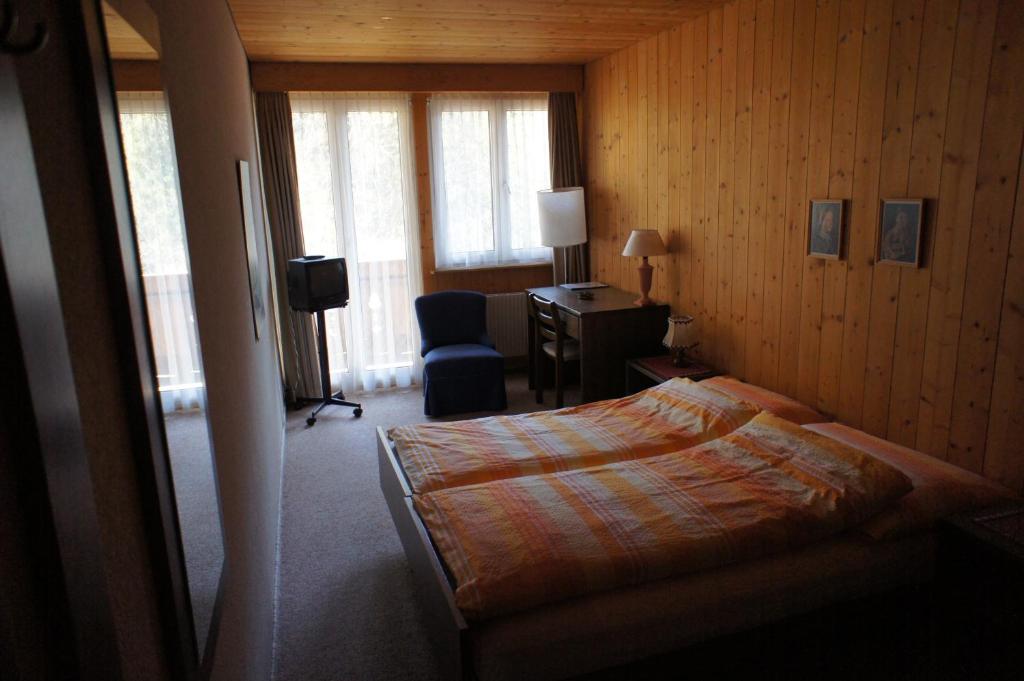 Двухместный (Стандартный двухместный номер с 1 кроватью) гостевого дома Hotel Bellary, Гриндельвальд