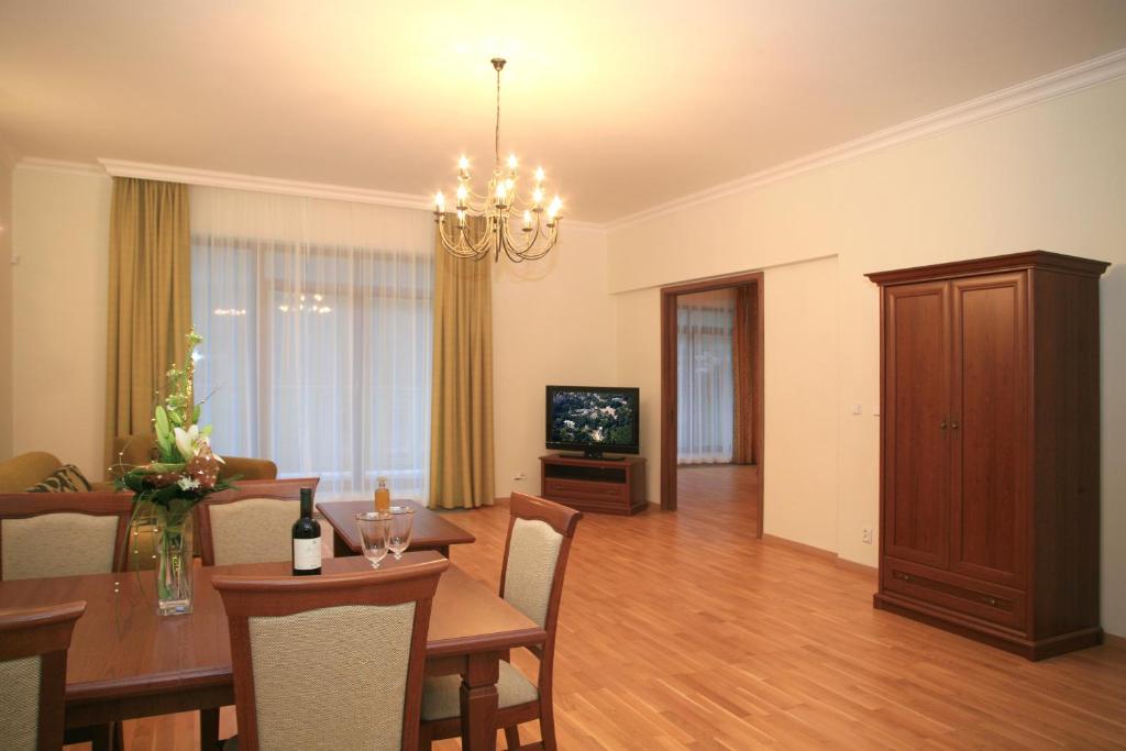 Апартаменты (Апартаменты Делюкс (для 4 взрослых)) апарт-отеля Slunecni lazne, Карловы Вары