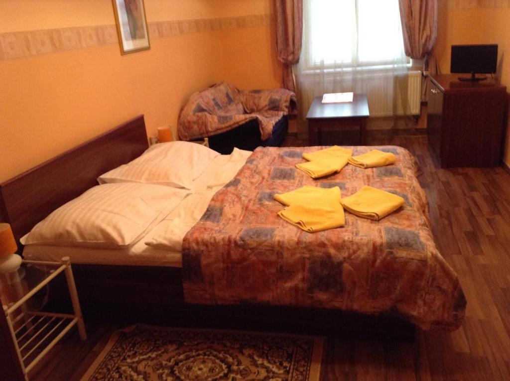 Двухместный (Специальное предложение - Двухместный номер с 1 кроватью или 2 отдельными кроватями и дополнительной кроватью, пакет услуг «Новогодний вечер») отеля Victor, Прага