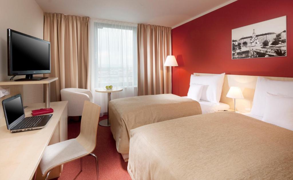Двухместный (Специальное предложение - Двухместный номер с 2 отдельными кроватями и ужином) отеля Clarion Congress Hotel Olomouc, Оломоуц