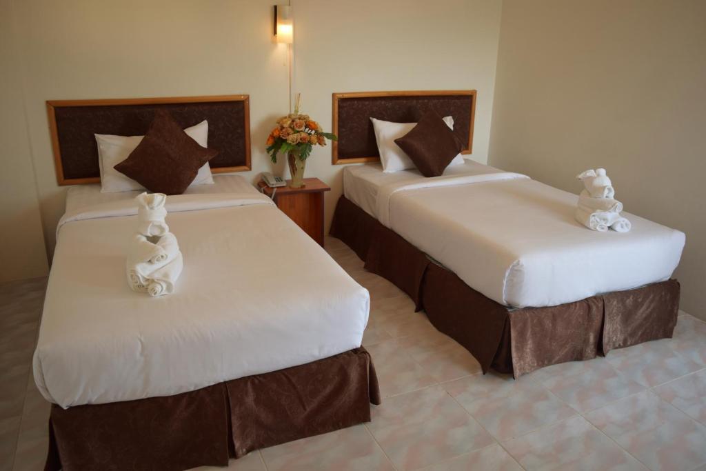 Двухместный (Стандартный двухместный номер с 2 отдельными кроватями) отеля Hotel De Ratt, Пхукет