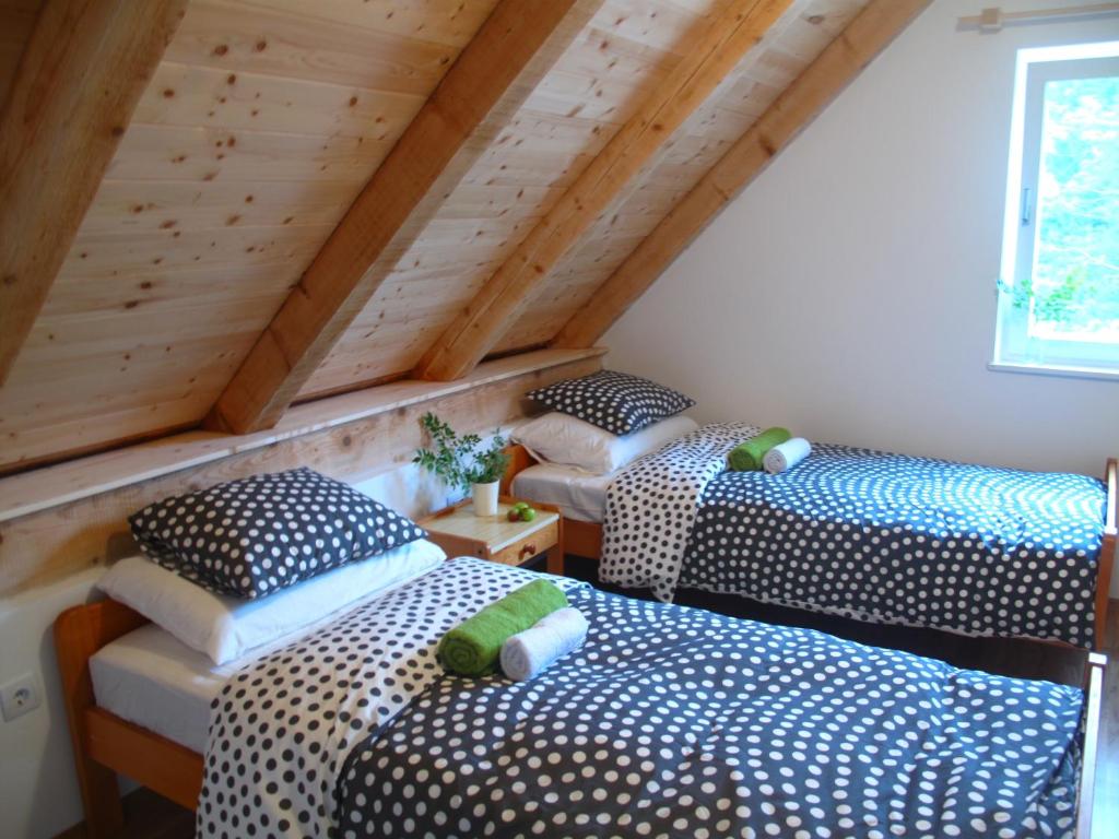 Двухместный (Двухместный номер с 2 отдельными кроватями - Мансарда) гостевого дома Guesthouse Bor, Плитвицкие озёра