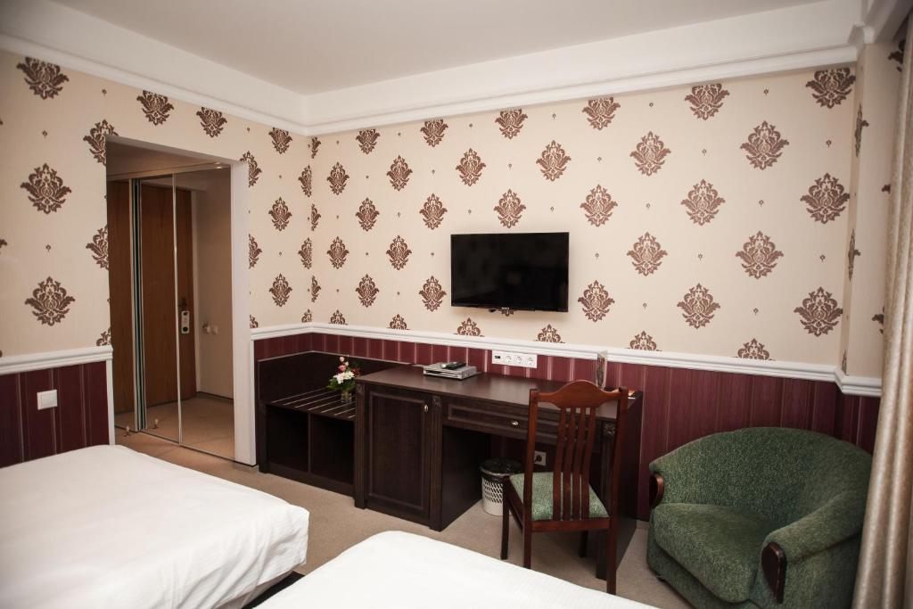 Двухместный (Улучшенный двухместный номер с 2 отдельными кроватями) отеля Jazz, Кишинев
