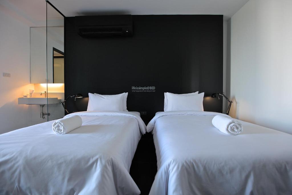 Двухместный (Стандартный двухместный номер с 2 отдельными кроватями) отеля BED Nimman, Чиангмай