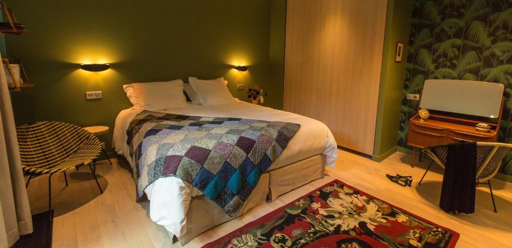 Двухместный (Двухместный номер с 1 кроватью или 2 отдельными кроватями) отеля Eden Lodge Paris, Париж
