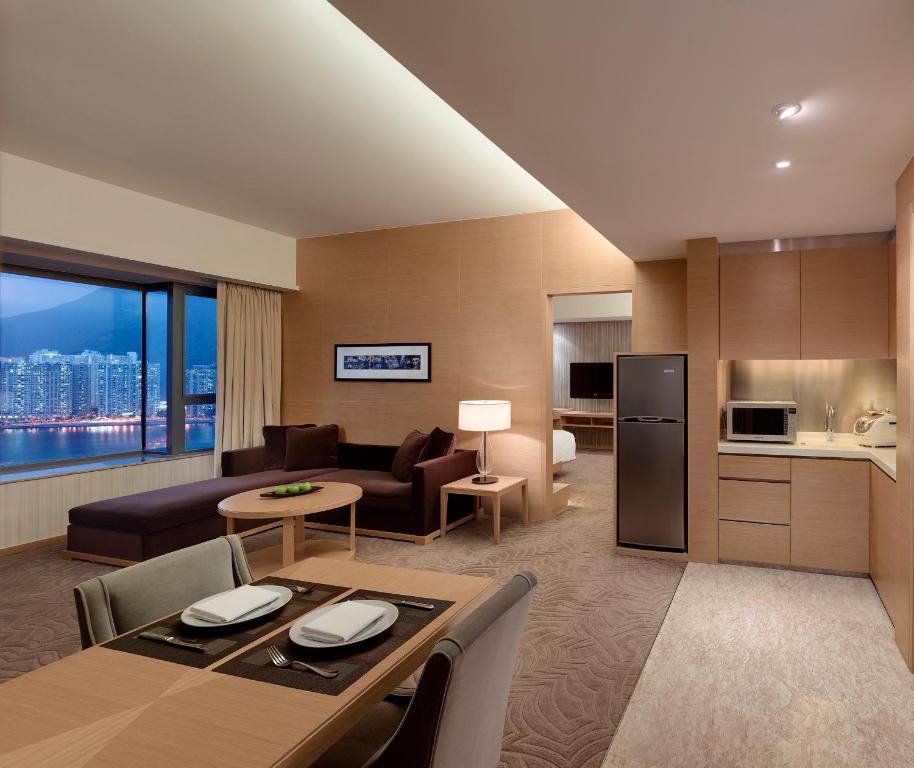 Сьюит (Представительский суперлюкс с 2 спальнями) курортного отеля Hyatt Regency Hong Kong, Sha Tin, Гонконг (город)