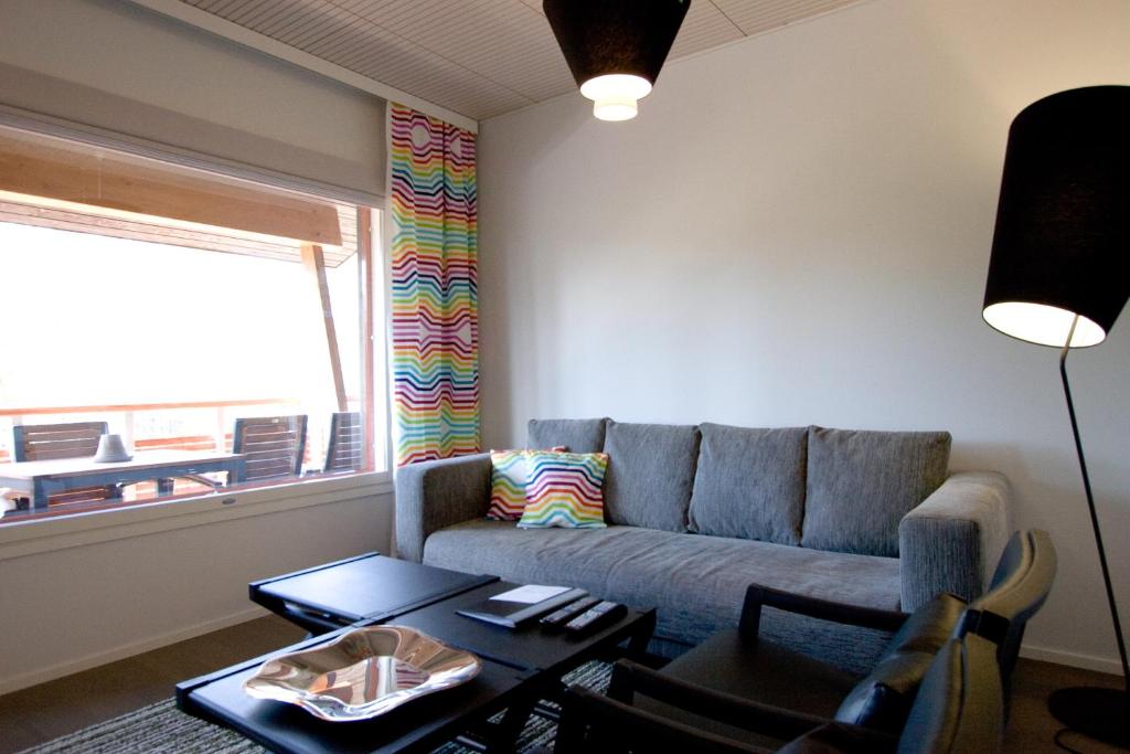 Апартаменты (One-Bedroom Apartment with Sauna - No Pets) апартамента IIDA Vuokatti, Вуокатти
