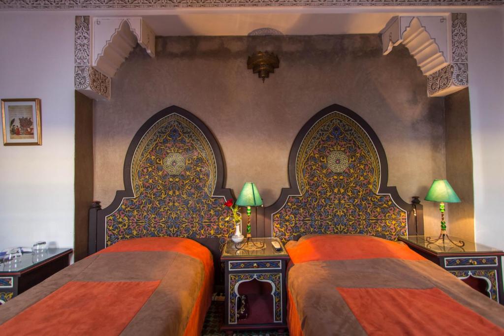 Двухместный (Стандартный двухместный номер с 2 отдельными кроватями) отеля Dar Al Andalous, Фес