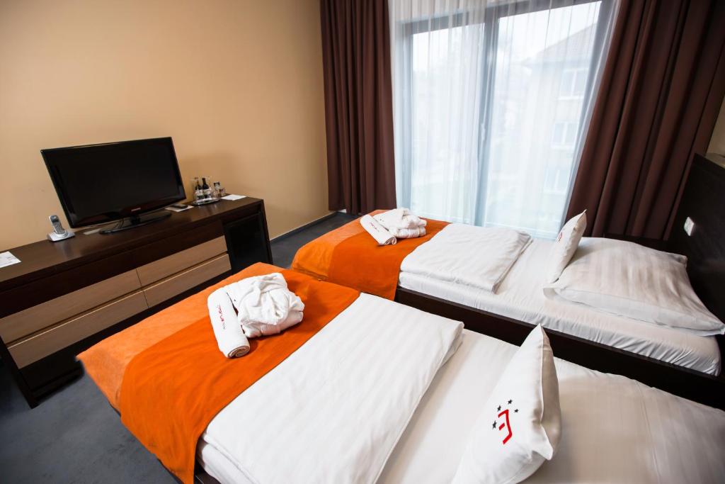 Двухместный (Двухместный номер бизнес-класса с 1 кроватью или 2 отдельными кроватями) отеля Hotel Magnus Trenčín, Тренчин